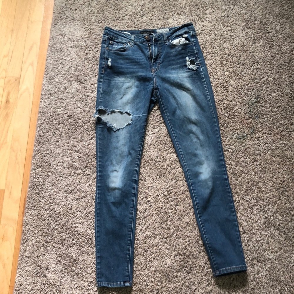 Skinny jeans high wasted jeggings